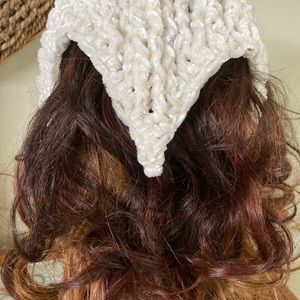 Hand Crafted Exceptionally Soft/Stretchy infinity bandanna messy bun headband